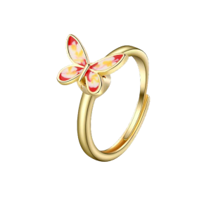 Bague rotative anti stress - Papillon Bague rotative anti stress - Papillon