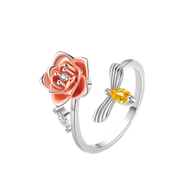 Bague rotative anti stress - Amour Bague rotative anti stress - Amour