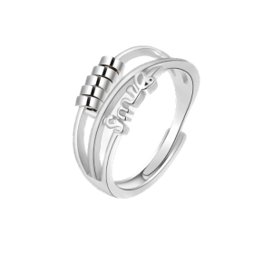 Bague anti stress billes - Smile Bague anti stress billes - Smile