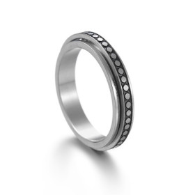 Bague anti stress anneau tournant - Fine Bague anti stress anneau tournant - Fine