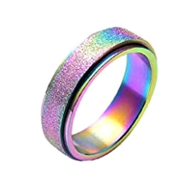 Anneau Magic Flow Mozi - Jouet Anti-Stress 3D Iridescent Pour Enfants Et Adultes