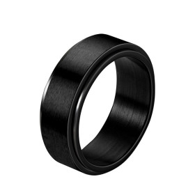Bague anti stress anneau tournant - Nuit Bague anti stress anneau tournant - Nuit