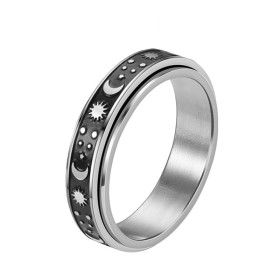 Bague anti stress anneau tournant - Zodiac Bague anti stress anneau tournant - Zodiac