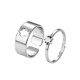 Bague de promesse amitié - Tortue Bague de promesse amitié - Tortue argent