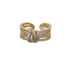 Bague en Or - Coréenne Nœud Bague en or - Coréenne nœud