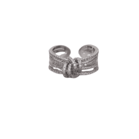 Bague Argent - Coréenne Noeud Bague en argent - Coréenne nœud