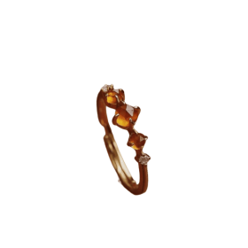 Bague de promesse femme - Ambre Bague de promesse Femme - Ambre