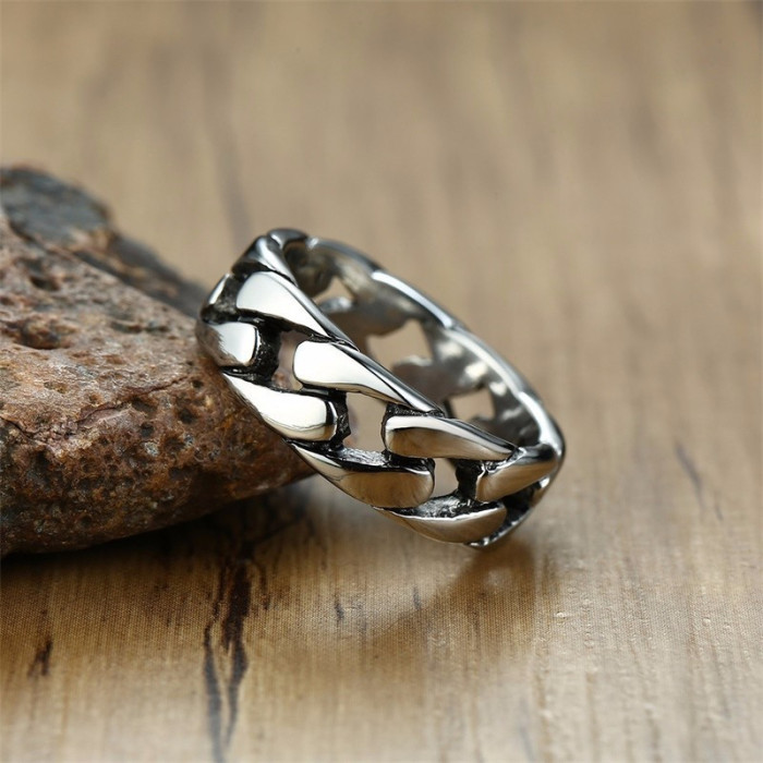 Bague Dragon En Acier Inoxydable Argenté - Taille 12, Motif Dragon, Neuf Avec étiquettes