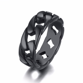 Bague Biker- Noire Bague Biker Noire