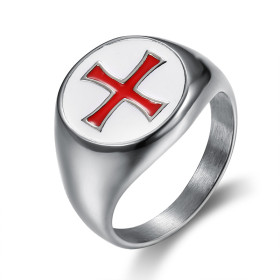 Bague Chevalière Croix des Templiers Bague Chevalière Croix des Templiers