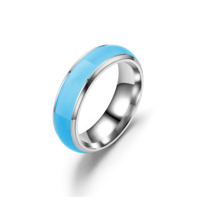 Bague Fluorescente : Bleu ciel Bague Fluorescente Bleu ciel