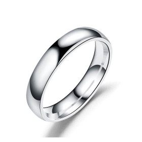 Bague en Acier Inoxydable - 4 mm Bague en Acier Inoxydable