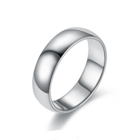 Bague en Acier Inoxydable - 6 mm Bague en Acier Inoxydable