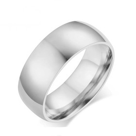 Bague en Acier Inoxydable - 8 mm Bague en Acier Inoxydable