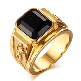 Bague Gitan Royaliste - Noir Bague Gitan Royaliste Noir